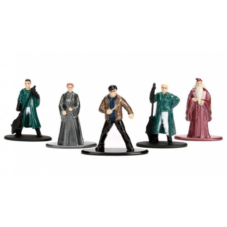 Pack 5 Minifiguras Harry Potter Quidditch Nano Metalfigs Diecast 4 cm