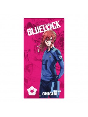Toalla Blue Lock Chigiri con diseño del personaje en fondo vibrante