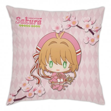 Almohadilla de Cardcaptor Sakura con Sakura y Kero-chan