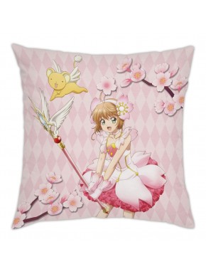 Almohadilla decorativa Cardcaptor Sakura con diseño floral