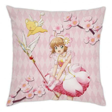 Almohadilla decorativa Cardcaptor Sakura con diseño floral