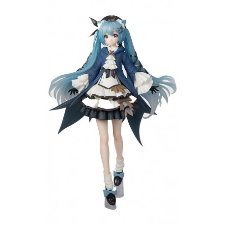 Estatua de Hatsune Miku en atuendo otoñal