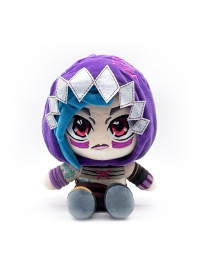 Peluche de Jinx de 22 cm con capucha morada y detalles del personaje de League of Legends