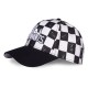 Gorra de béisbol Peanuts con diseño checkerboard y logo de Snoopy