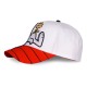 Gorra blanca con bordado de Snoopy y Woodstock