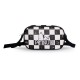 Bandolera checkerboard Peanuts de poliéster y cuero PU
