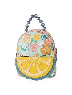 Bandolera Loungefly Figural Candy Apple con diseño de frutas
