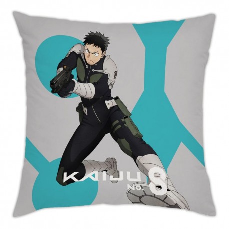 Almohadilla de Kaiju No. 8 con diseño de Kafka y monstruo