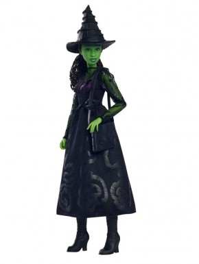 Muñeca Elphaba 29 cm de Wicked con vestido negro y sombrero