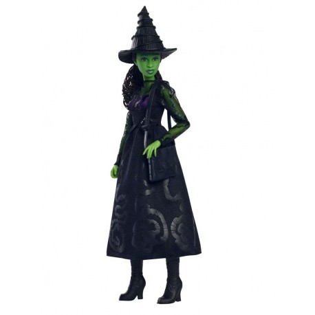 Muñeca Elphaba 29 cm de Wicked con vestido negro y sombrero