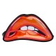 Bandolera The Rocky Horror Picture Show con diseño de labios rojos