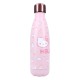 Bouteille rose Hello Kitty Sanrio en acier inoxydable