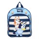 Mochila Bluey Jump Into Fun 30 cm en color azul