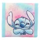 Monedero de Stitch en colores pastel con texto 'Aloha' y diseño tropical