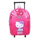 Mochila Trolley rosa de Hello Kitty con diseño de arcoíris