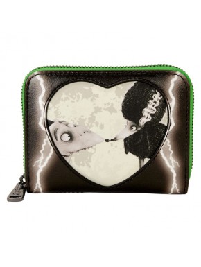 Porte-monnaie Frankenweenie Disney par Loungefly avec design d'éclairs