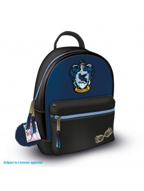 Mochila Ravenclaw de Harry Potter en cuero PU con emblema