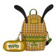 Bandolera Sling Disney Pluto con diseño a cuadros y orejas