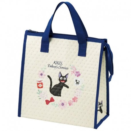 Bolsa nevera con diseño de Jiji y guirnalda de flores