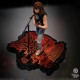 Estatua de Chuck Schuldiner Rock Iconz tocando guitarra