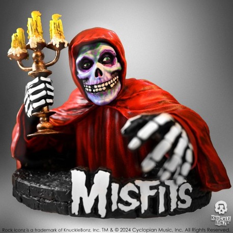 Estatua Misfits 3D Vinyl American Psycho Fiend con capa roja