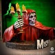 Estatua Misfits 3D Vinyl American Psycho Fiend con capa roja