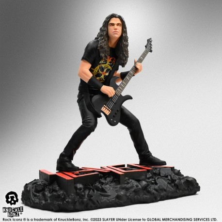 Estatua Slayer Rock Iconz Tom Araya II 22 cm