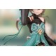 Estatua de Qingque, Honkai: Star Rail, PVC, 16 cm en color verde.