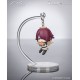 Mini figura de Exusiai del videojuego Arknights con soporte
