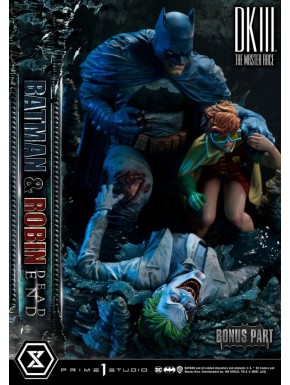 Estatua Batman y Robin con Joker, edición limitada