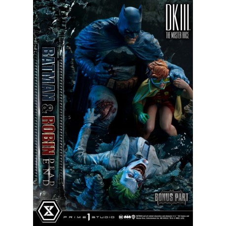 Estatua Batman y Robin con Joker, edición limitada
