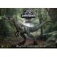 Estatua de Velociraptor Delta Jurassic World a escala 1/10