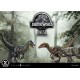 Estatua de Velociraptor Delta Jurassic World a escala 1/10