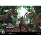 Estatua de Velociraptor Delta Jurassic World a escala 1/10