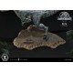 Estatua de Velociraptor Delta Jurassic World a escala 1/10
