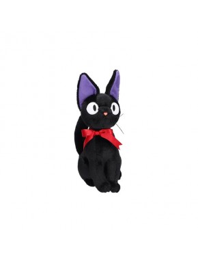 Peluche Jiji de Majo no Takkyubin de 32 cm con lazo rojo