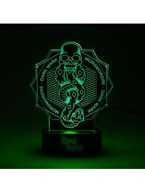 Lámpara LED mesa Harry Potter Marca Tenebrosa