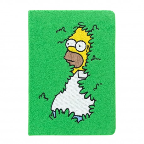 Cuaderno A5 The Simpsons con Homero en arbustos