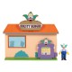 Playset de Krusty Burger de Los Simpsons con figura y accesorios
