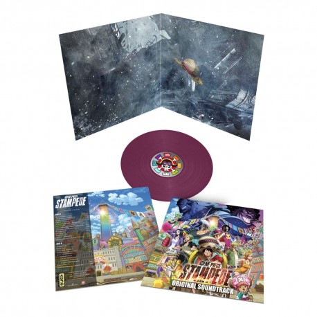 Vinilo y portada de la banda sonora One Piece