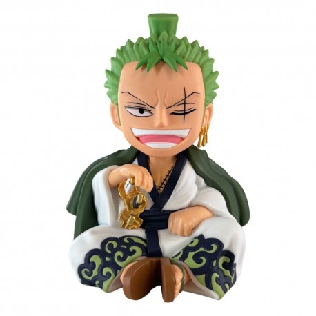 Hucha One Piece Zorojuro de PVC 15 cm