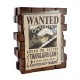 Hucha de Trafalgar Law de One Piece con diseño de cartel Wanted