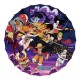 Parasol de papel One Piece Wano Kuni con personajes icónicos