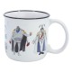 Taza One Piece Marineford de cerámica con personajes