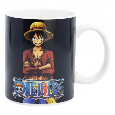 Taza de One Piece Luffy que cambia con el calor