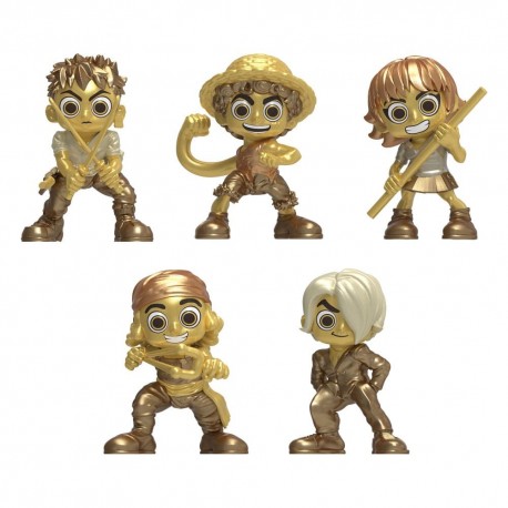 Set de minifiguras doradas de One Piece