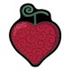 Almohada One Piece Op-Op Fruit en forma de corazón