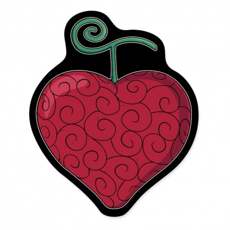 Almohada One Piece Op-Op Fruit en forma de corazón