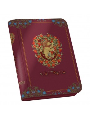 Album de cartas Gryffindor de Harry Potter rojo con diseño Xenoskin