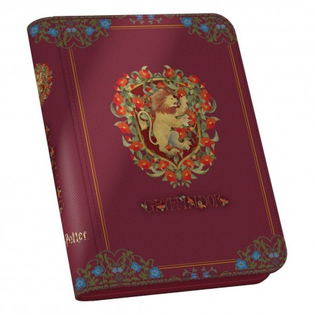 Album de cartas Gryffindor de Harry Potter rojo con diseño Xenoskin